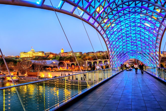 3 days tour package-Short break holiday in Georgia - The clock tower, Bridge of Peace, and Rike Park