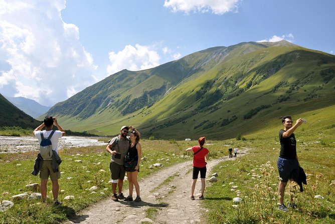 4-Day Svaneti Hiking Tour - Day one: Enguri Dam and the walk to Chalaadi Glacier