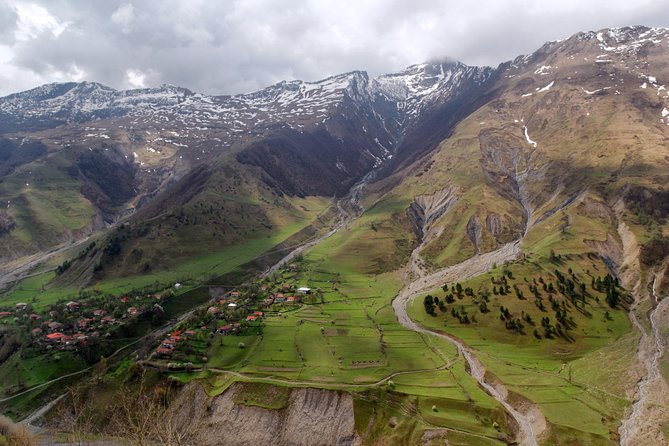 Adventure in Caucasus – Private Tour to Jinvali, Ananuri, Gudauri, Kazbegi - Gergeti Trinity Church above Stepantsminda