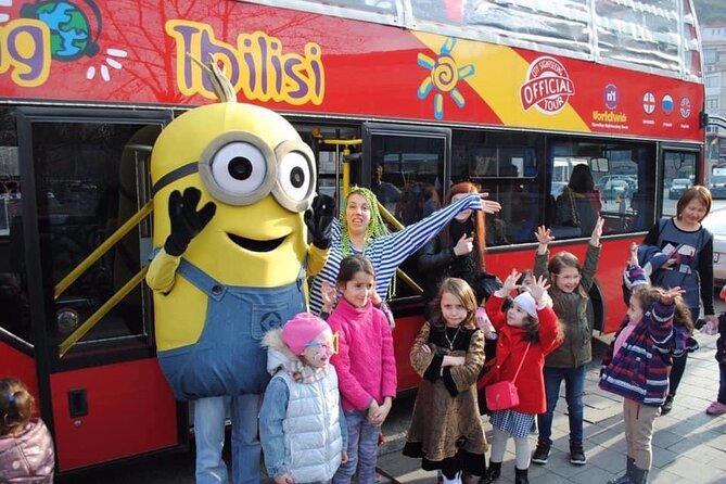 City tour Tbilisi on red bus - What you see from the red double-decker bus