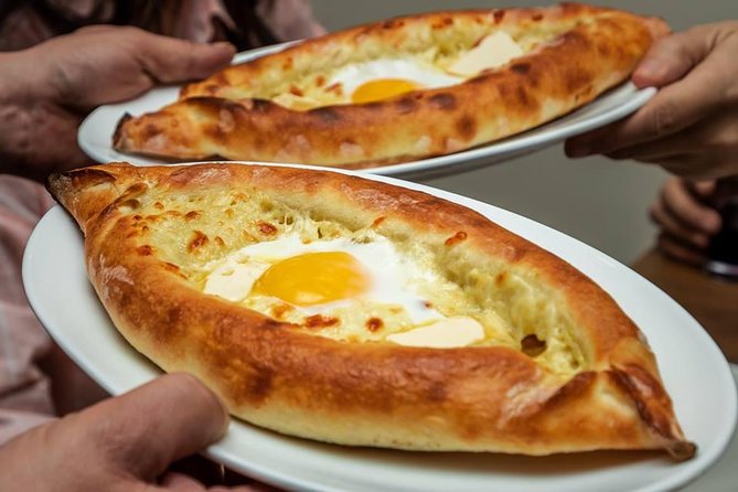 Cook True Ajarian Khachapuri and Khinkali in Highlanders Style - Arriving at Chakandrila in central Tbilisi