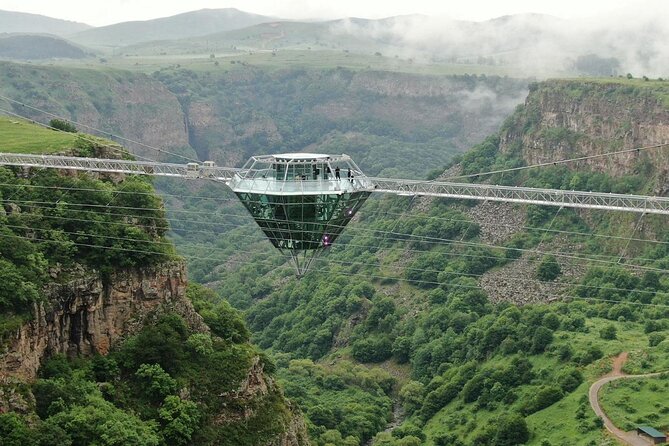Dashbashi Canyon, Glass Bridge, Bicycle Zip Line, Swing, Private Full Day Tour - A private drive with George or Gigi