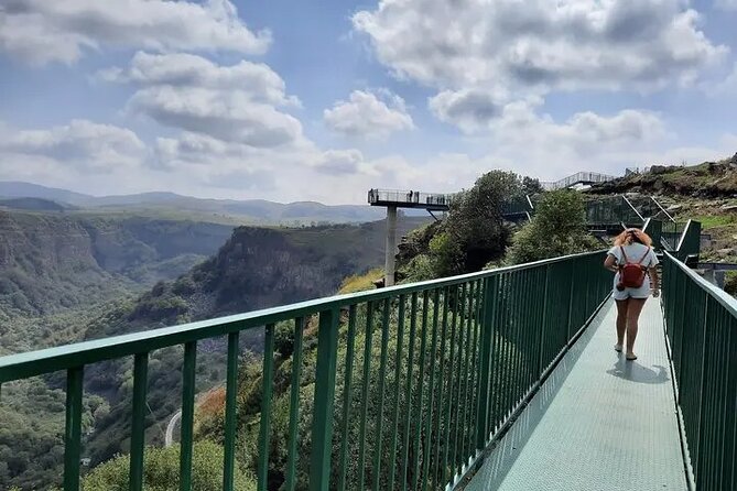 Dashbashi Canyon, Glass Bridge, Bicycle Zip Line, Swing, Private Full Day Tour - Lunch with a view toward the diamond