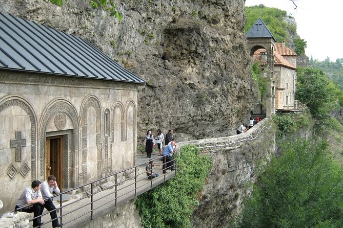 Day Tour to Georgian sky venice, Soviet city Chiatura - Mghvimevi Monastery, Carved Into the Rock