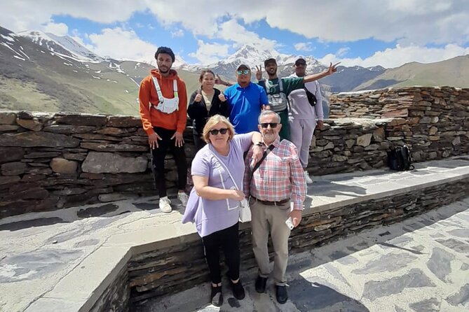 Day tour to mountains Jinvali lake, Ananuri, Kazbegi, Arch friendship - Gudauri and the Treaty of Georgievsk Monument