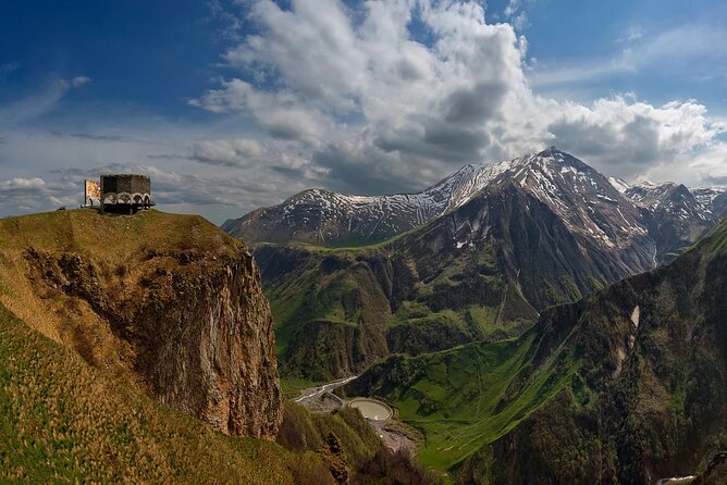 From Tbilisi: Kazbegi Day Tour, Gergeti Trinity, Ananuri &Gudauri - Stepantsminda and the 20 GEL ride to Gergeti