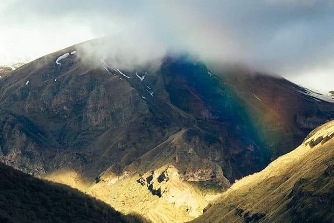 full day Kazbegi-Gudauri-jvari -from Tbilisi - Zhinvali Reservoir and the color of the water