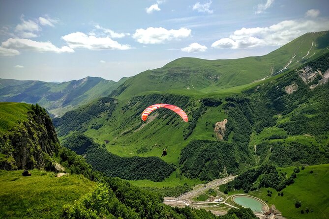 Kazbegi Adventure Day Trip - Hike to Gveleti waterfall plus Gergeti, Ananuri - Ananuri Fortress and its old stone towers