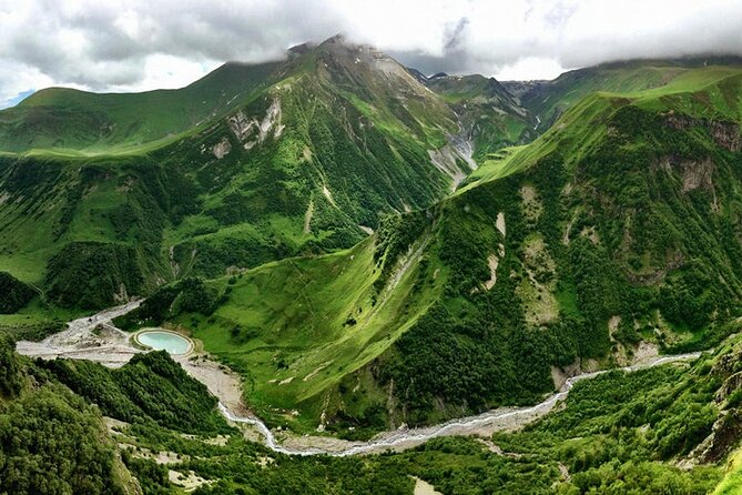 Kazbegi Amazing Tour - The Friendship Monument reaches 2,384 meters