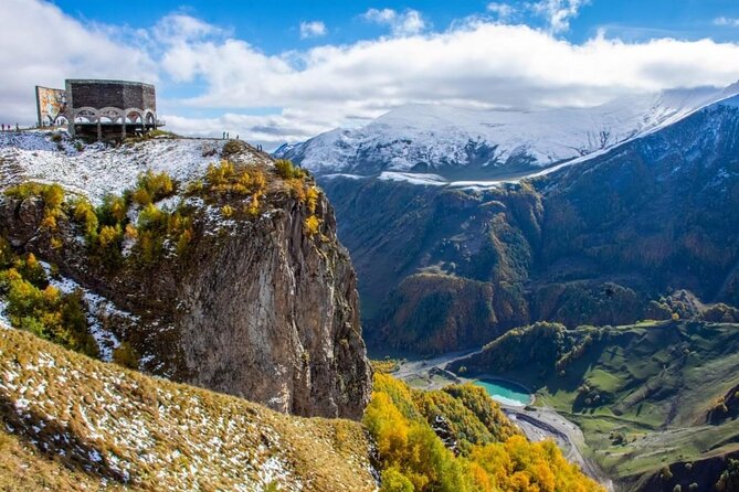 Kazbegi-Ananuri-Gudauri: Epic Views & History (Group) - Sno’s stone heads and Elia Mountain