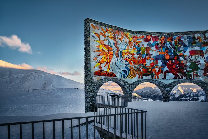 Kazbegi and Khinkali - the ultimate mountain experience tour - Spring water, mineral water, and the Friendship Monument