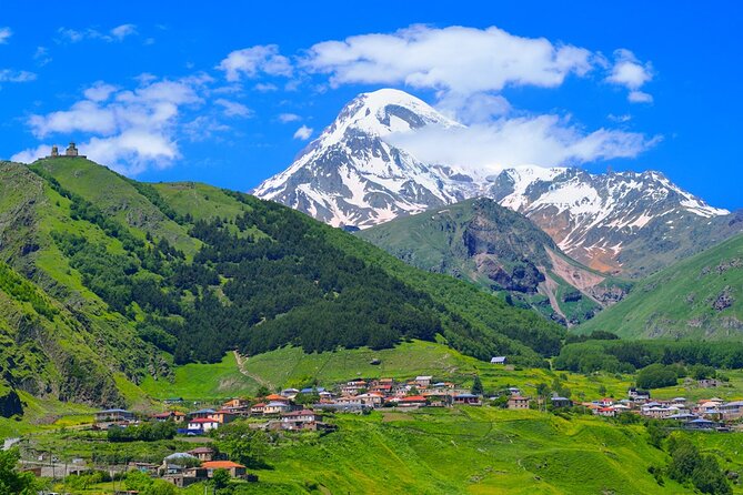 Kazbegi Full-Day Private Tour with Scenic Stops from Tbilisi - Ananuri Fortress brings history to the route