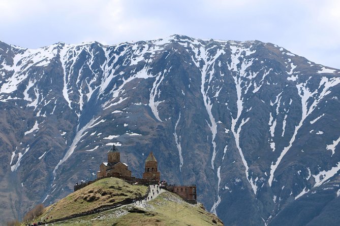 Kazbegi, Gergeti and Ananuri Full Day Tour from Tbilisi - Ananuri Fortress brings history into the day