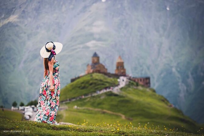 Kazbegi • Gudauri - private day trip to Mountains - Zhinvali Reservoir: a calm first stop