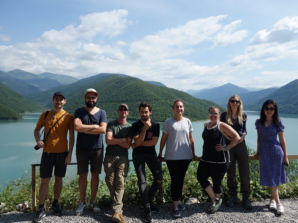 Military Road Marvels: Ananuri, Kazbegi & Khinkali Masterclass - Zhinvali Dam: the first big view