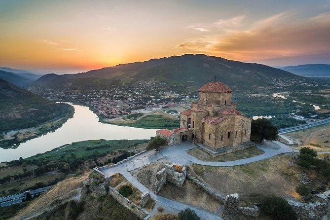 Mtskheta, Ananuri, Gudauri and Kazbegi Full Day Tour from Tbilisi - Jvari Church above two rivers
