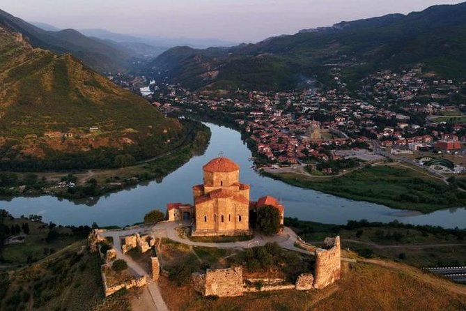 One-day tour in ancient Mtskheta, Gori and Uplistsikhe - Jvari Monastery and the Meeting of Two Rivers