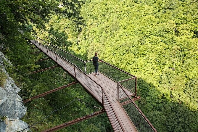 Private Canyon &Cave Tour from Batumi(Martvili,Okatse,Prometheus) - Okatse Canyon and its hanging walkway