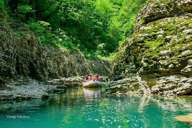 Private Canyon&Cave Tour from Kutaisi(Martvili-Okatse-Prometheus) - Martvili Canyon: cliffs, river water, and waterfalls