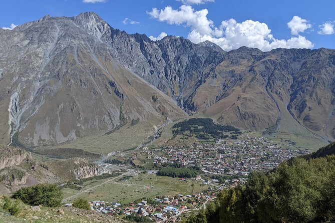 Private Full Day Trip to Kazbegi Mountains - The Friendship Monument tests your comfort with heights