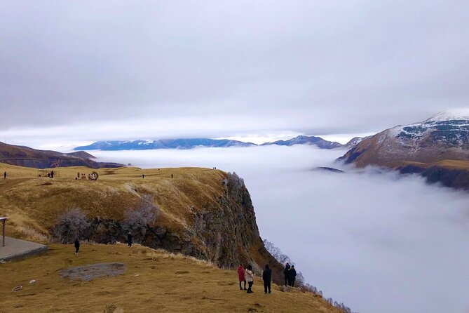 Private Kazbegi and Gudauri Mountain Tour - Ananuri Castle: stone walls above the reservoir