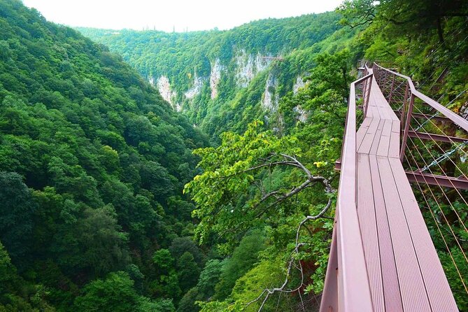 Private Tour To Western Georgia from Tbilisi - Okatse Canyon’s forest footpaths