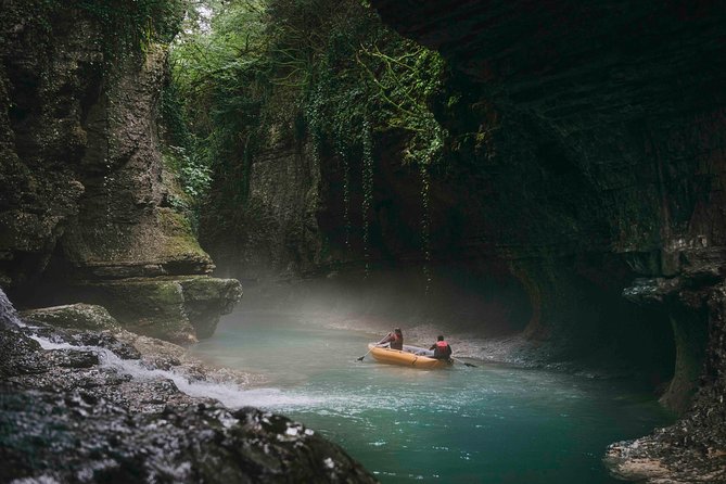 Prometheus cave, Martvili canyon, Okatse waterfall and Lomina lake from Kutaisi - Four useful facts before you book