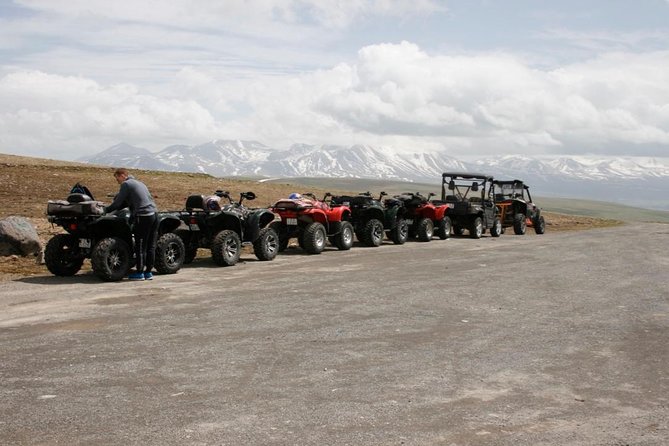 Snowmobile / Quad Bike ATV Private Tour from Bakuriani to Tabatskuri Lake - A Mountain Route Instead of a Closed Course