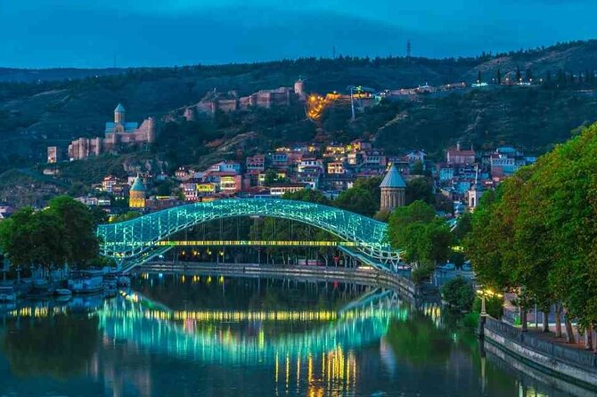 Tbilisi City Tour - The Bridge of Peace links modern Tbilisi to Rike Park