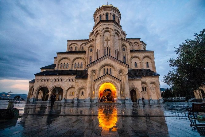 Tbilisi & Mtskheta Tour - Holy Trinity Cathedral begins the day on a grand scale