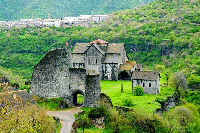Tbilisi to Armenia Sanahin Haghpat Akhtala Monastery Group Tour - Akhtala Fortress and its painted monastery