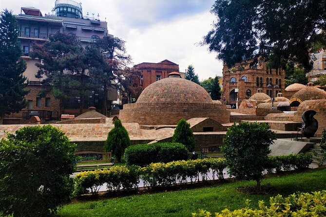 Tbilisi Walking Tour with Cable Car, Wine Tasting & Bread Bite - Sulfur baths, Love Lock Bridge and Leghvtakhevi Waterfall