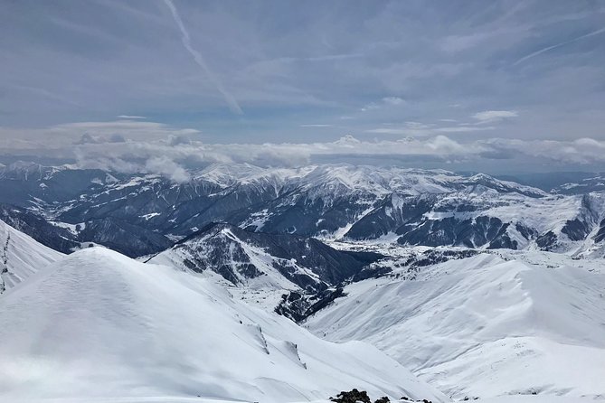 Tour to Kazbegi Ananuri Zhinvali Gudauri Full Day - Gudauri brings high mountain views at 2,200 meters