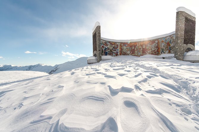 Tour to Kazbegi Ananuri Zhinvali Gudauri Full Day - Mineral springs depend on the season