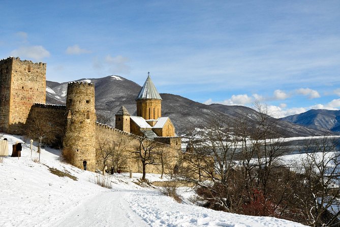 Tour to Kazbegi Ananuri Zhinvali Gudauri Full Day - Zhinvali Reservoir gives you an easy start